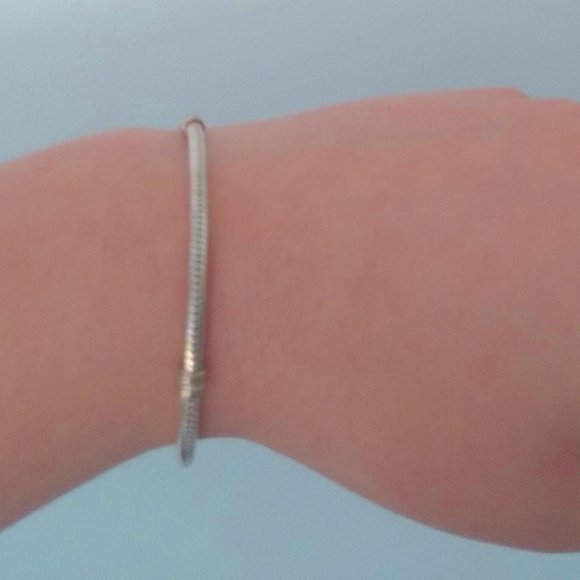 Pandora Silver "Memories" Charm bracelet Band - Picture 2 of 5